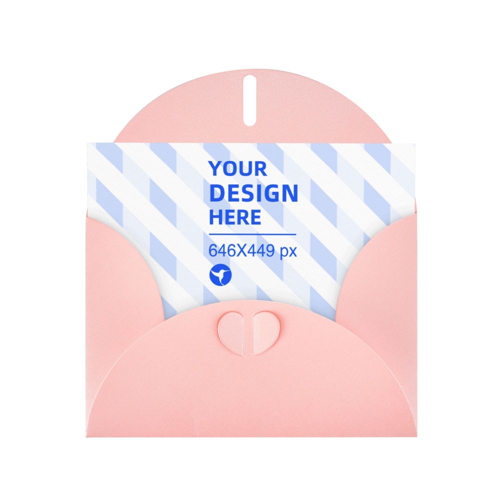 Horizontal Thick And Tough Pearl Paper Holiday Card