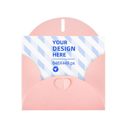 Horizontal Thick And Tough Pearl Paper Holiday Card