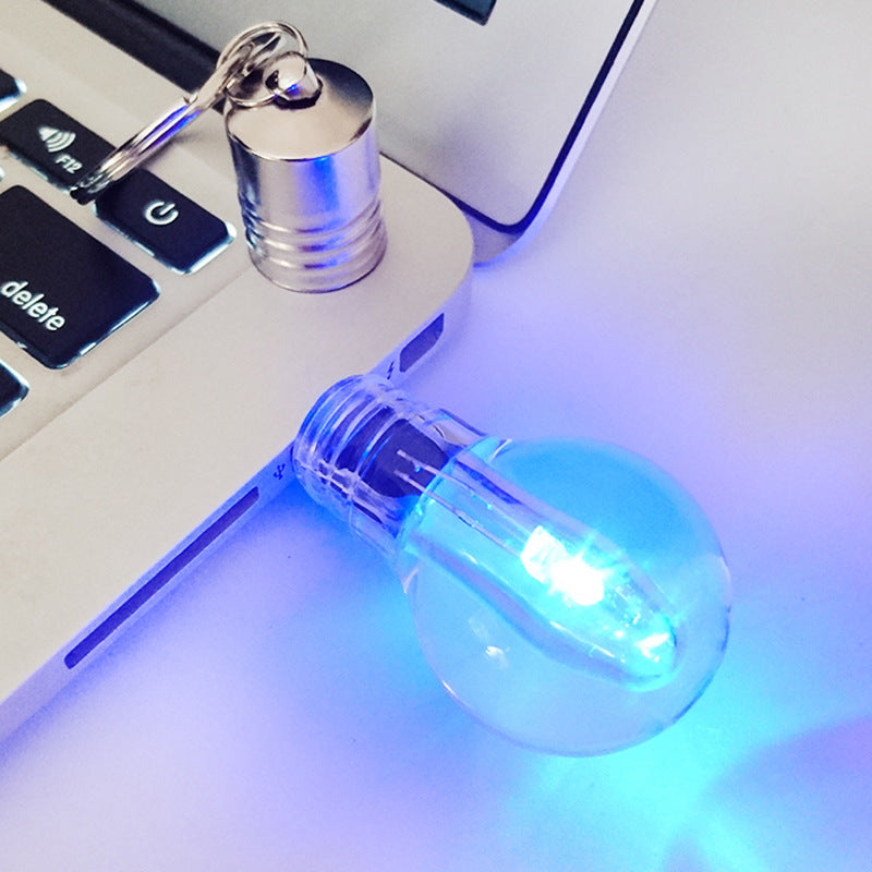 Creative Acrylic Luminous Bulb U Disk Personalized Gift Lamp