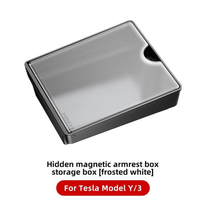 Applicable To Model3Y Central Control Armrest Storage Box