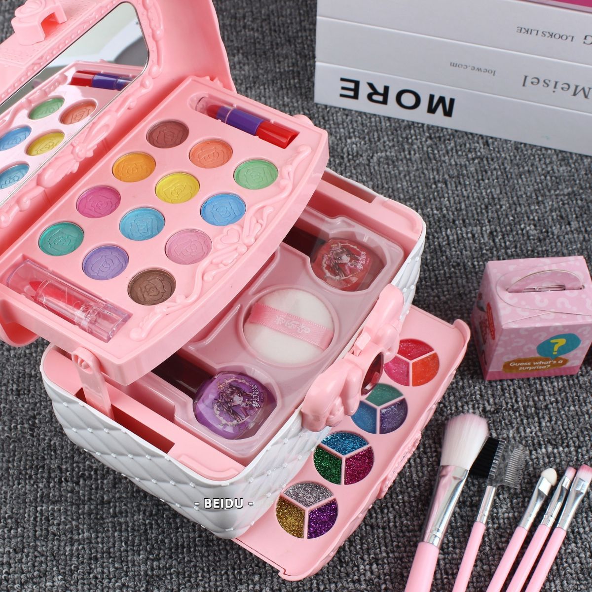 Makeup Gift Box Washable Multifunction Cosmetic Box Nail Polish Toy