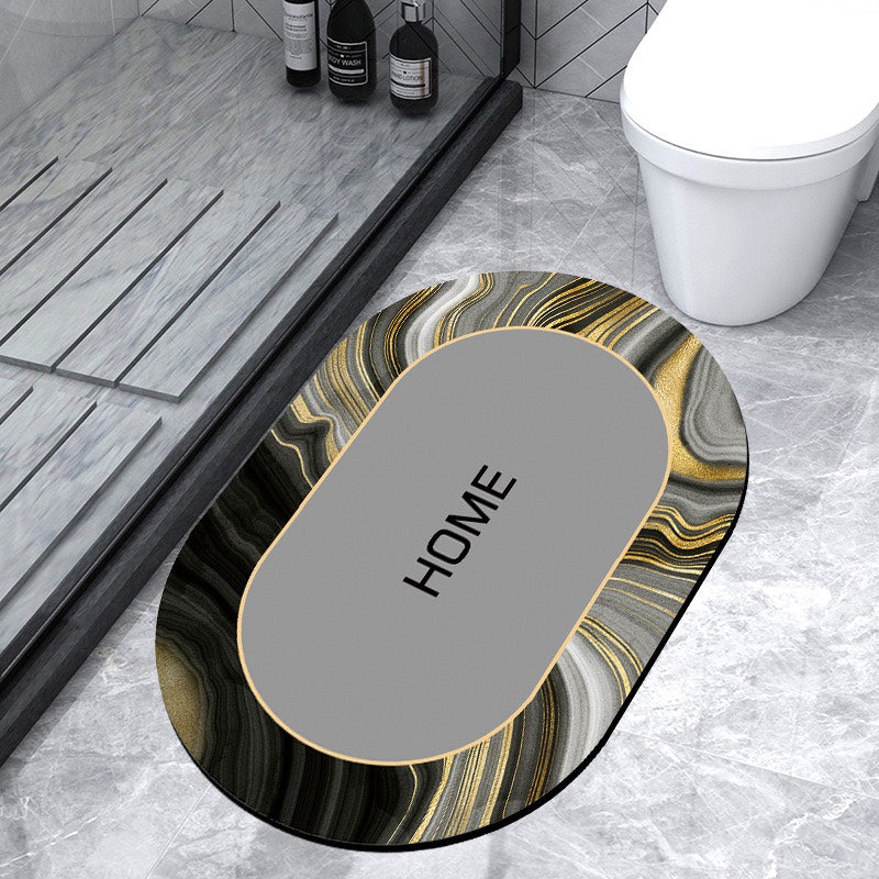 The Diatom Mud Cushion Is Water-absorbing Quick-drying Non-slip Machine Washable