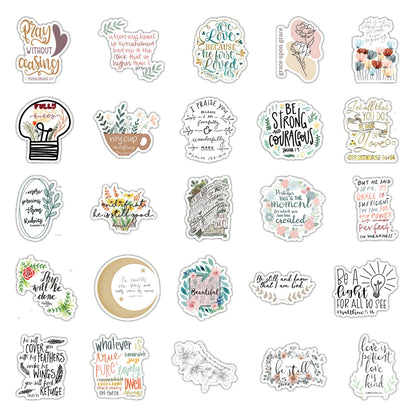 Cross-border Bible Graffiti Notebook Luggage Scooter Waterproof Stickers