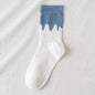 Ladies autumn and winter retro socks