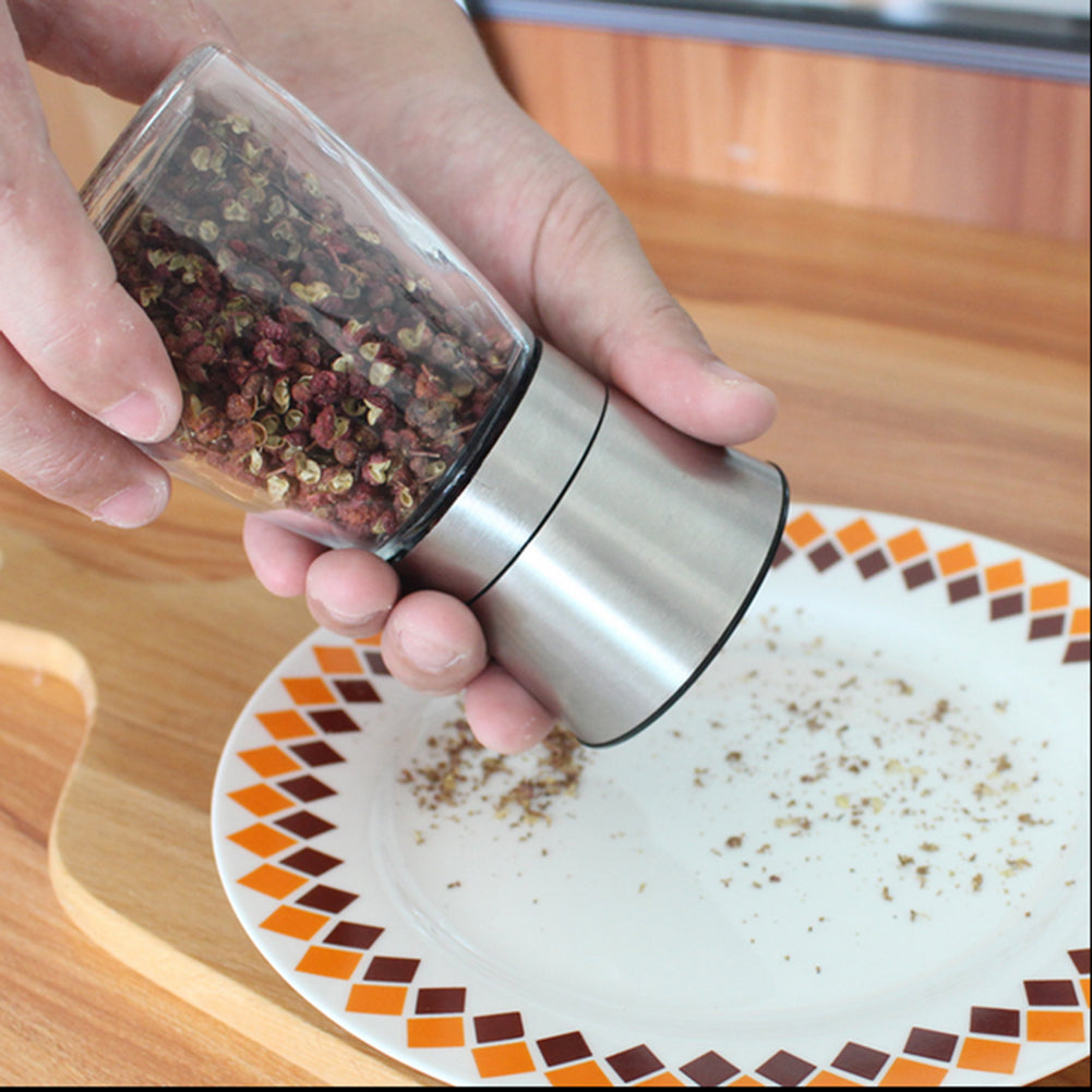 2 PcsLot Salt And Pepper Grinder Set