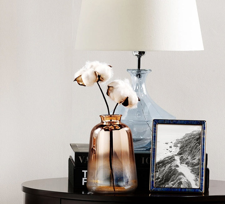 Nordic modern minimalist decoration in glass vase