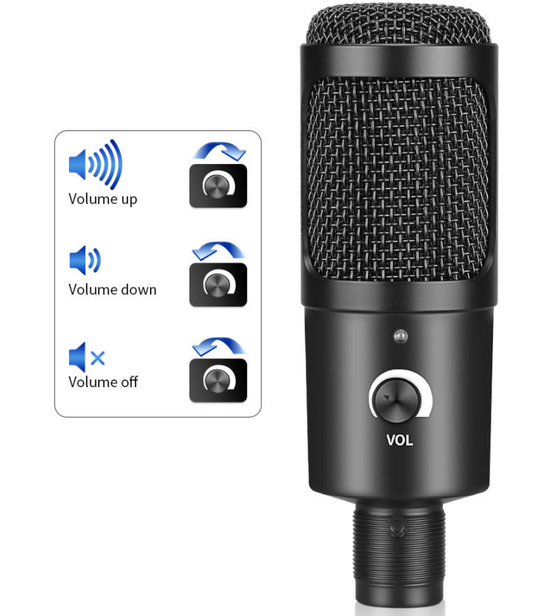 USB Microphone for laptop and Computers for Recording
