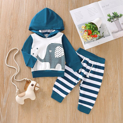 Long sleeve hooded elephant top