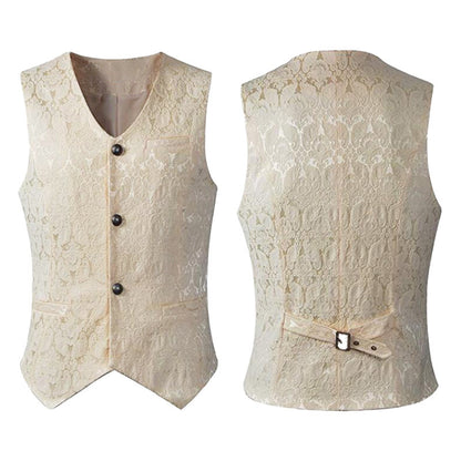 Medieval clothing retro men's short vest