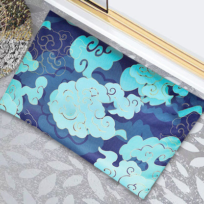 Diatomite soft foot pad absorbent quick drying antiskid bathroom mat