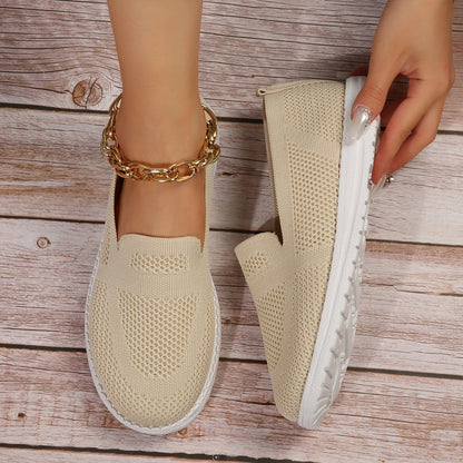 Women's Mesh Shoes Breathable Slip On Lazy Shoes Loafers Women