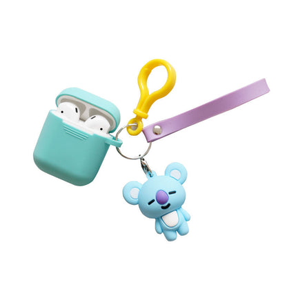 Compatible with Apple, Bulletproof Boys Keychain AirPods Cover