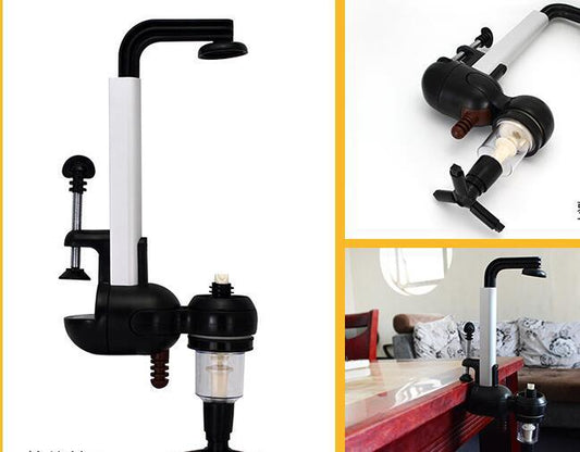 Clip-on single-head wine pourer