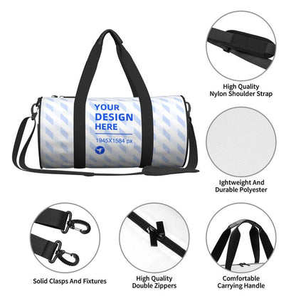 Create Your Own Round Large Capacity Travel Duffle Bag
