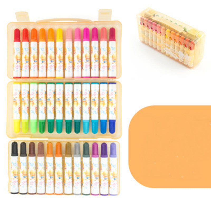 Painting Crayons Gift Box Children's Thick Head Set