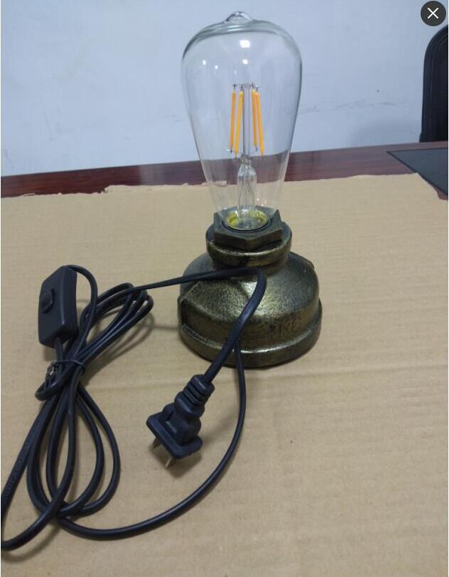 Creative retro dimming table lamp