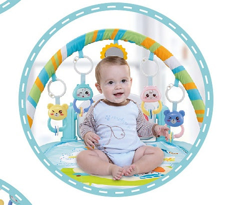 Baby pedal piano music fitness frame baby fitness blanket