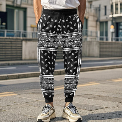 Men's 3D Printing Fashion Track Pants