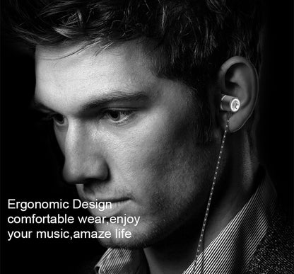 Fanbiya S1 metal headsetIn-Ear Earphones mobile phone earphone general with wheat bass