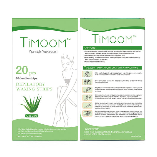 Non-woven depilatory wax paper