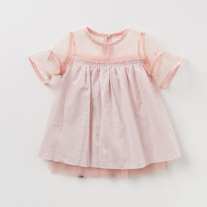 Orange Strawberry Embroidered Dream Gauze Skirt