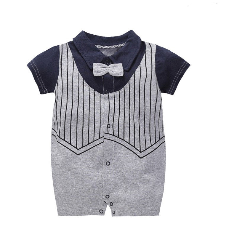 Men's baby onesie gentleman's dress