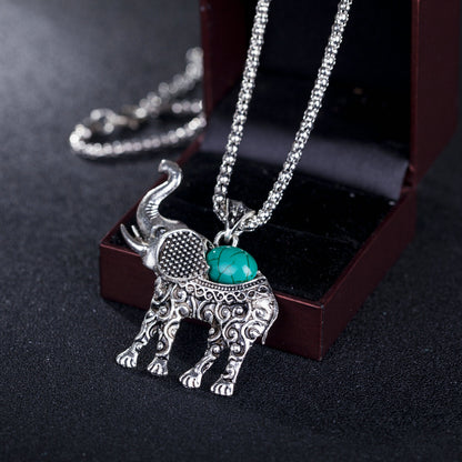 Turquoise Elephant Jewelry Set - FLIPSTYLEZLLC