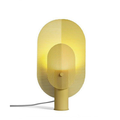 Simple Grid Wrought Iron Creative Living Room Table Lamp