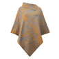New Product Wish Side Lapel Printed Cape Shawl Sweater Outside