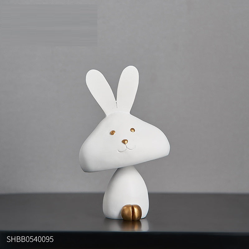 Creative Home Bedroom Rabbit Living Room Wine Cabinet TV Cabinet Decoration
