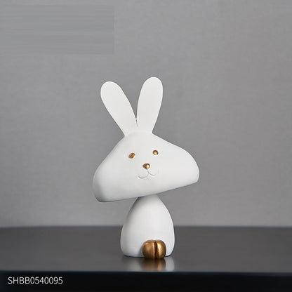 Creative Home Bedroom Rabbit Living Room Wine Cabinet TV Cabinet Decoration