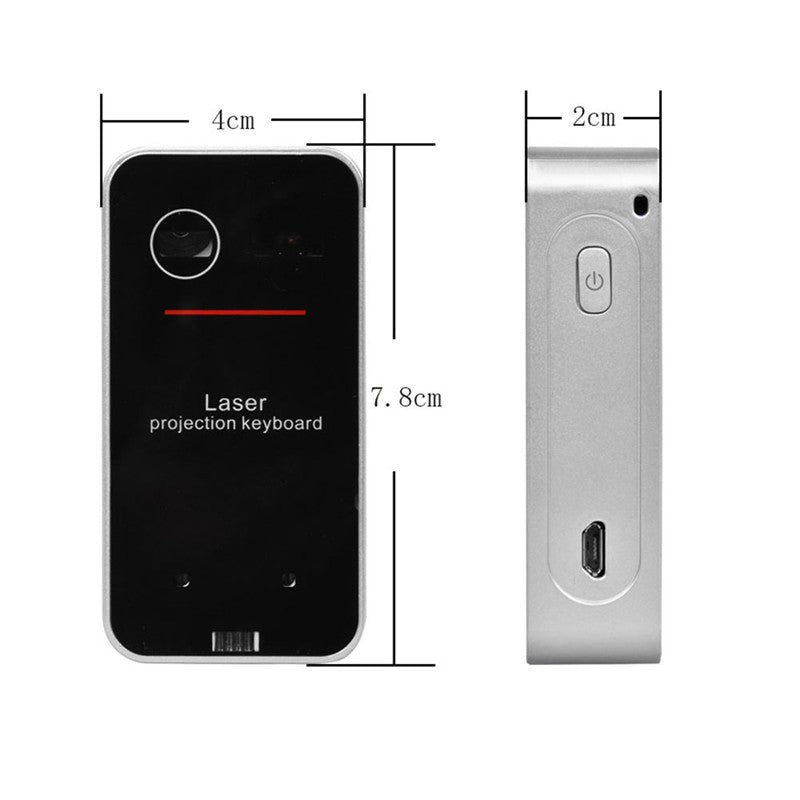 Wireless Laser Keyboard - FLIPSTYLEZLLC