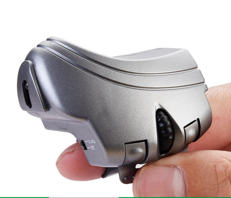 Bluetooth 5.0 + 2.4G Wireless Finger Ring Mouse | Rechargeable Wearable Mouse for Laptop, Tablet, and Phone