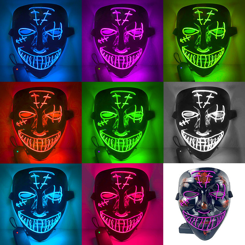Cold Light Halloween Mask Led Luminous