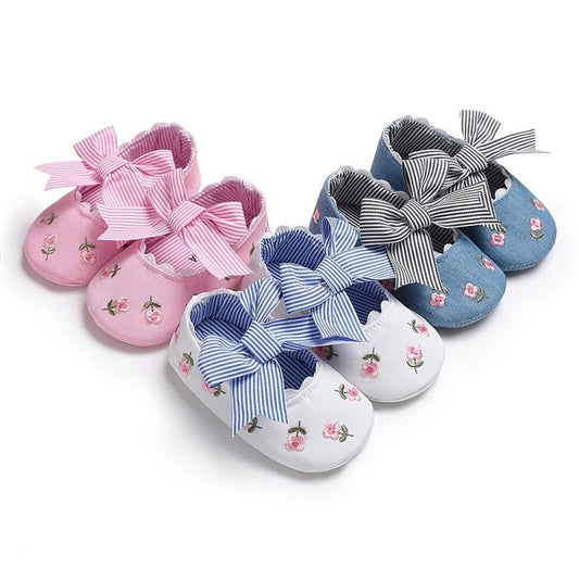 Baby princess shoes toddler shoes soft bottom