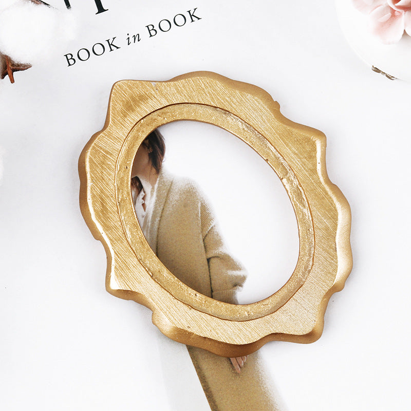 European style golden picture frame relief photo wall