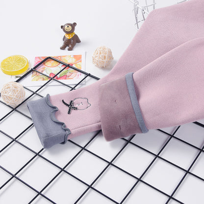All-in-one fleece leggings