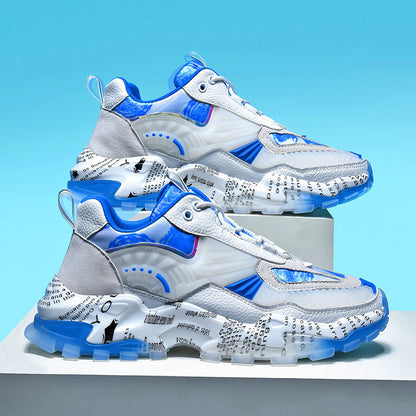 Men's breathable platform casual shoes