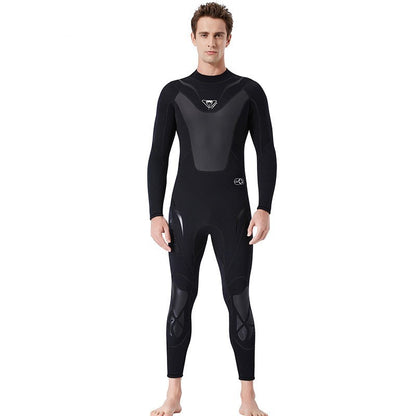 Long-sleeved windsurfing winter bathing suit