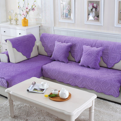 Plush non-slip sofa cushion