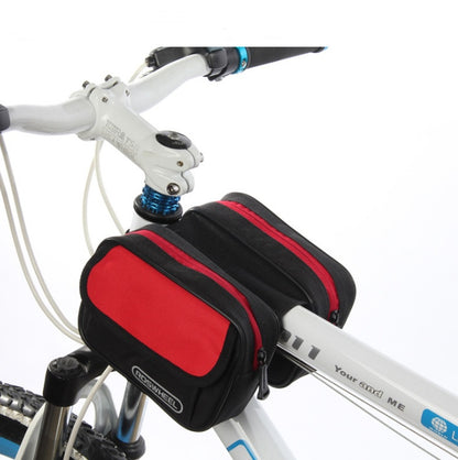 Bicycle bag front beam bag saddle bag mountain bike equipment riding bag on tube bag bicycle accessories bag