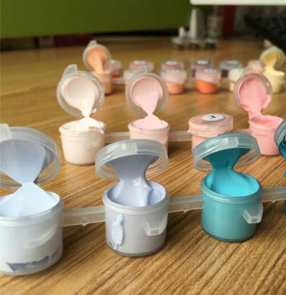 Chair and tree paiting