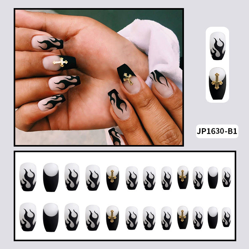 Wrinkle Line Sense Wearing Nail Enhancement Finished Product