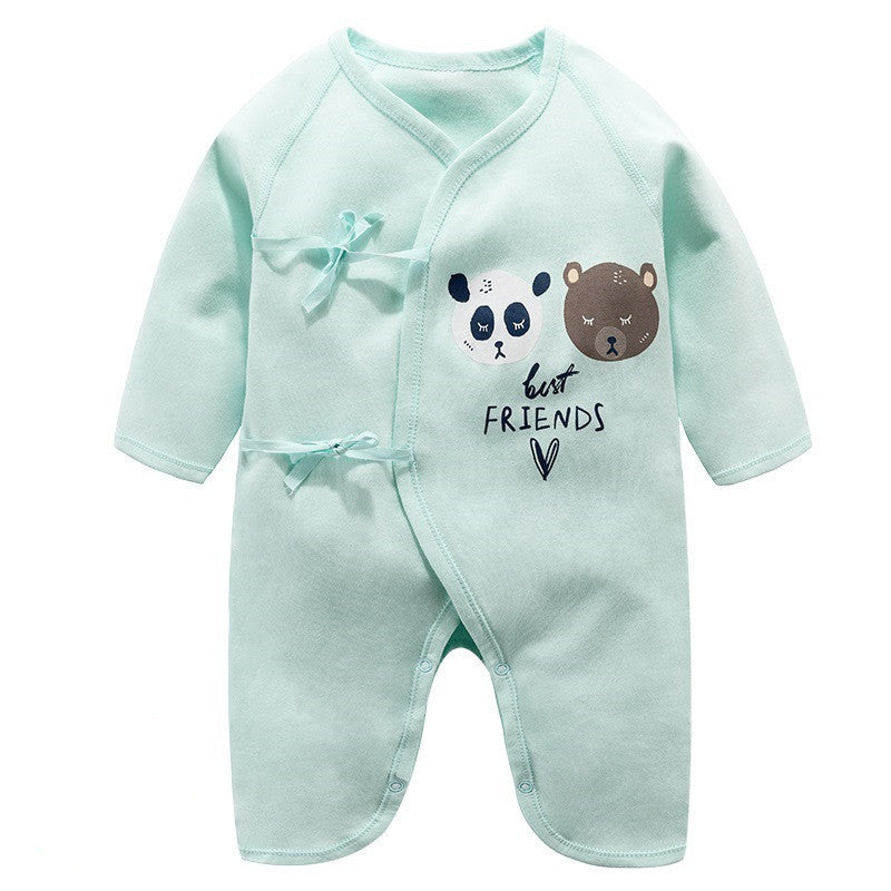 Newborn One-Piece Garment Spring Cotton-Padded Clothes Class A Clothing Bag Fart Suit