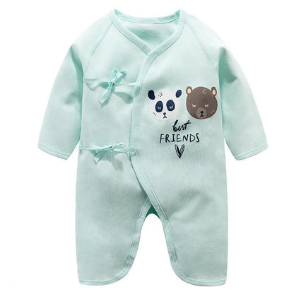 Newborn One-Piece Garment Spring Cotton-Padded Clothes Class A Clothing Bag Fart Suit
