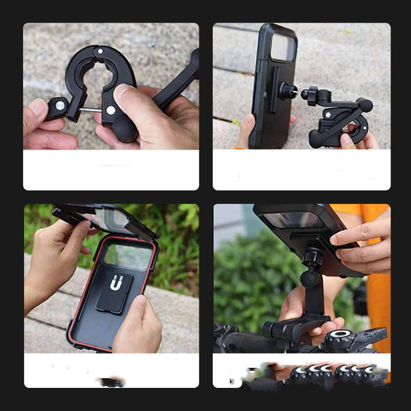 Car Mobile Phone Holder For Electric Vehicle Riding Navigation