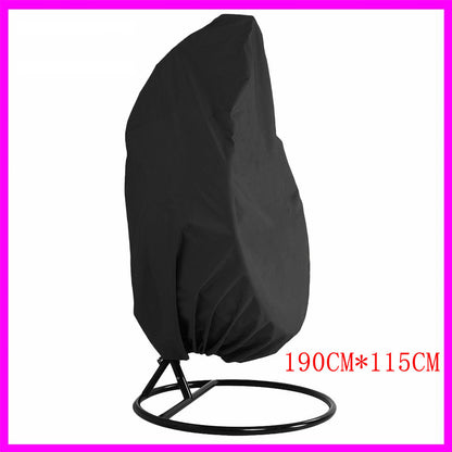 Outdoor black chair cover