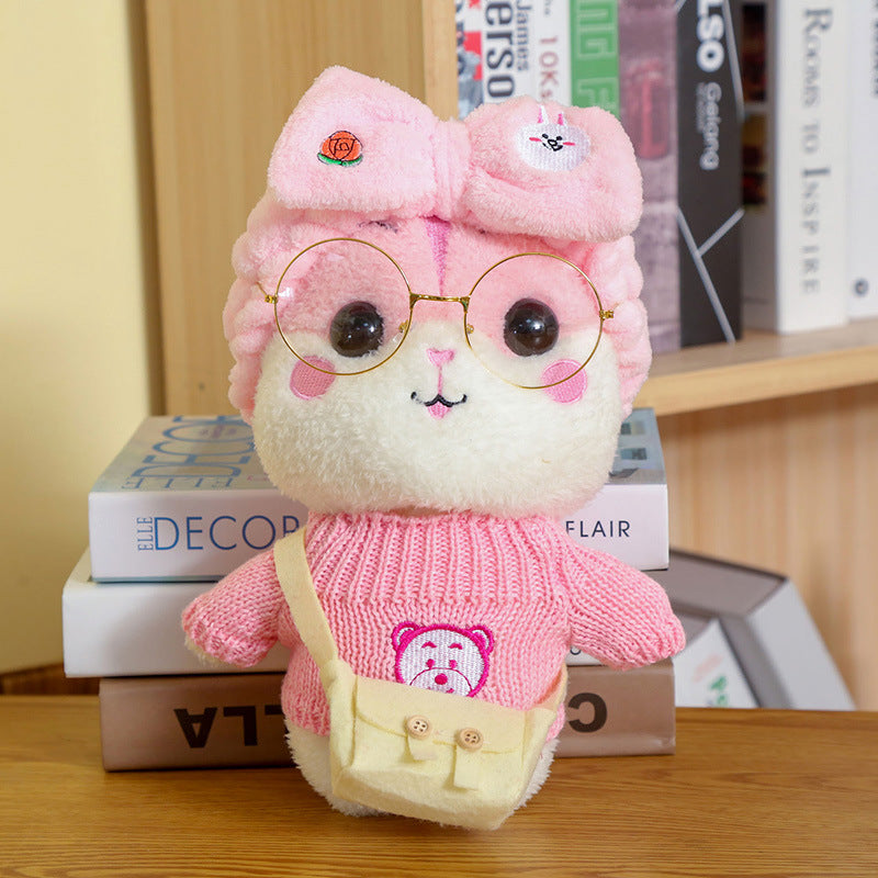 Cute net red hamster doll