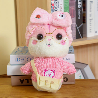 Cute net red hamster doll