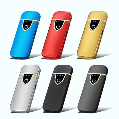 Personalized creative fingerprint induction charging cigarette lighter